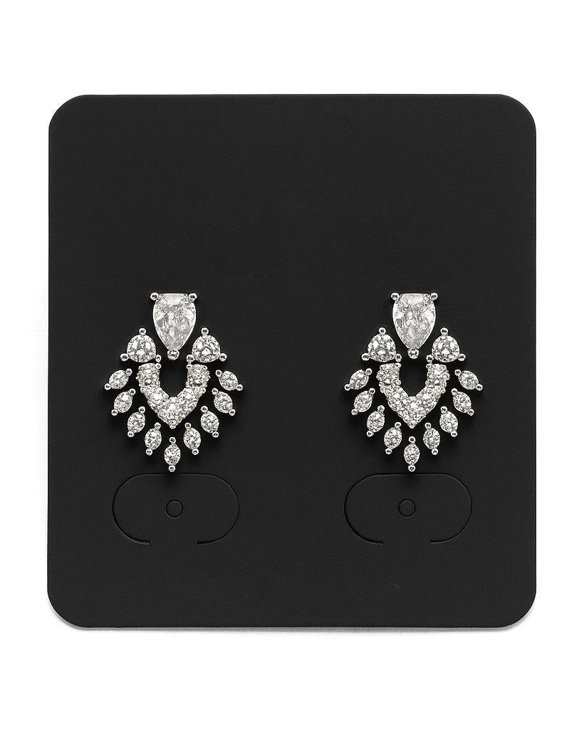 Charming AD Stone Stud Earrings