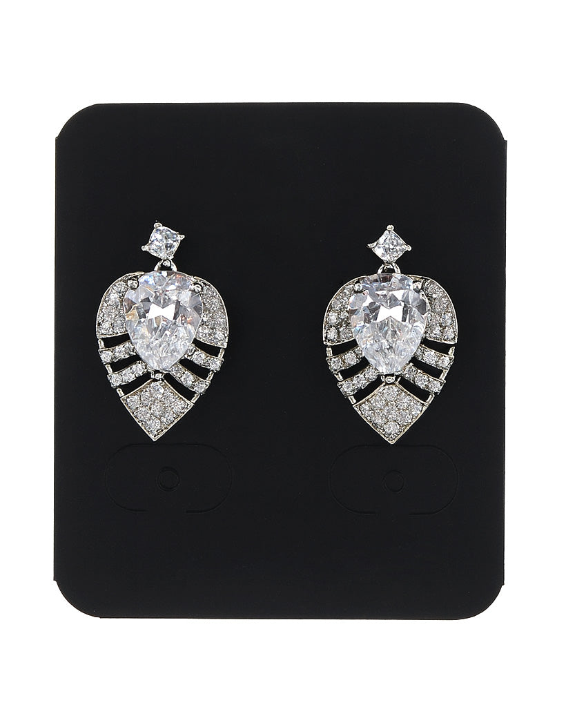 Elegant Diamond Look AD Stone Stud Earrings