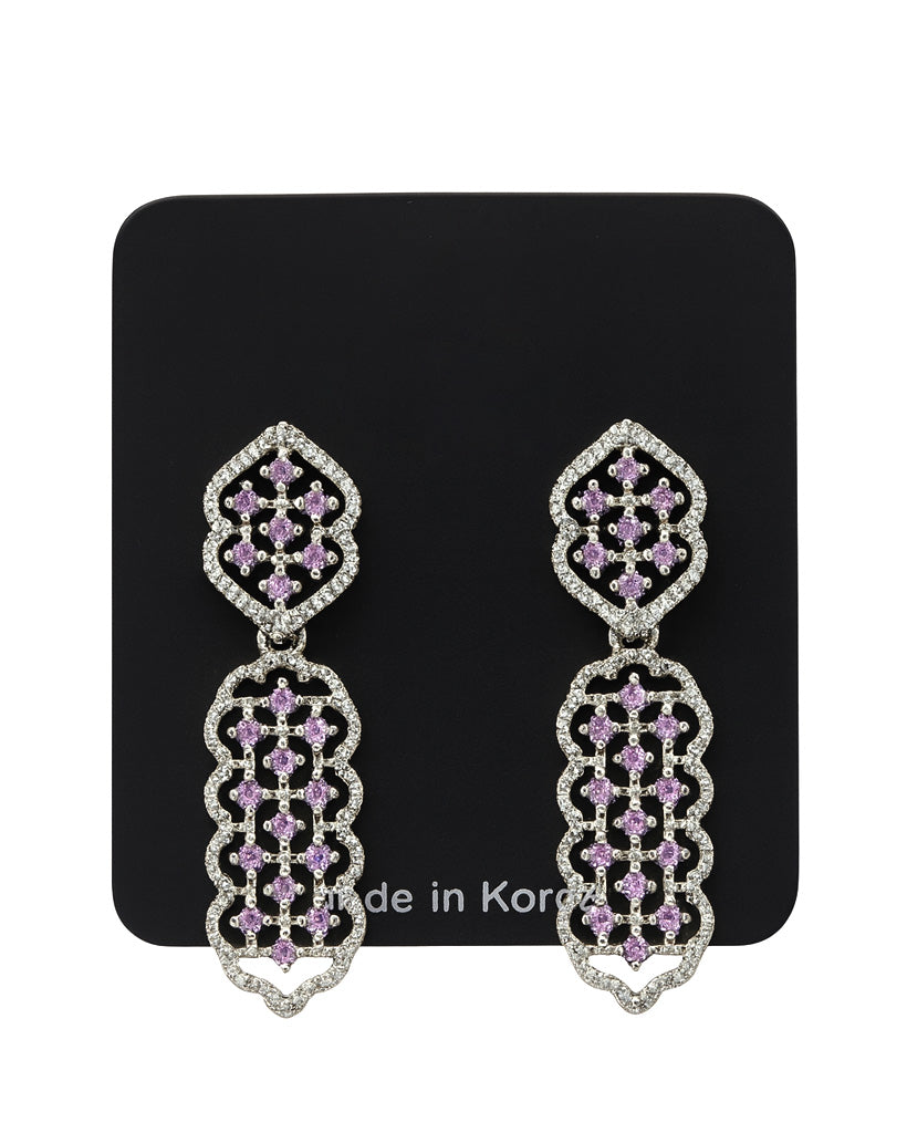 Elegant AD Stone Drop Earring